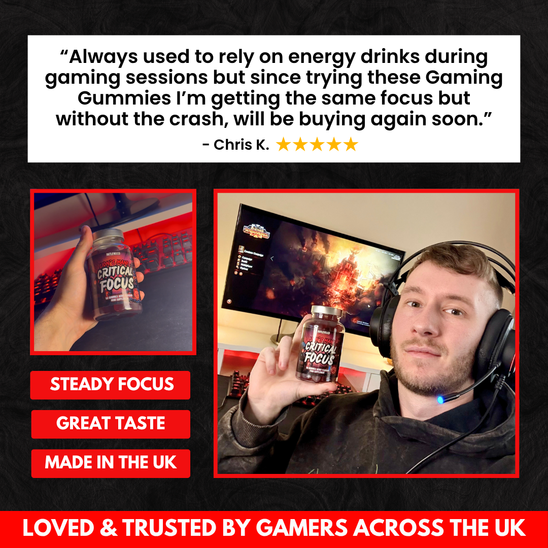 Critical Focus: Lions Mane Gaming Gummies