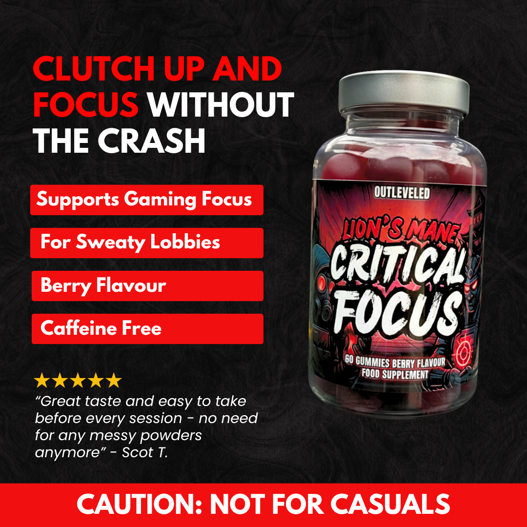 Critical Focus: Lions Mane Gaming Gummies